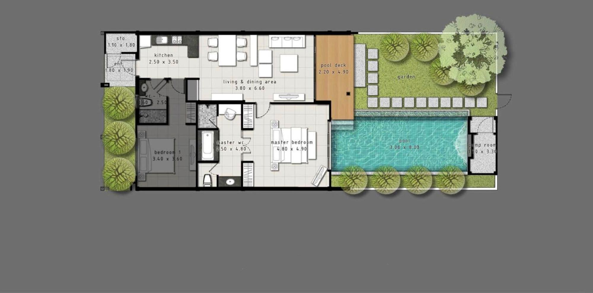 Two Bedroom Onyx Villa Nai Harn Exterior photo